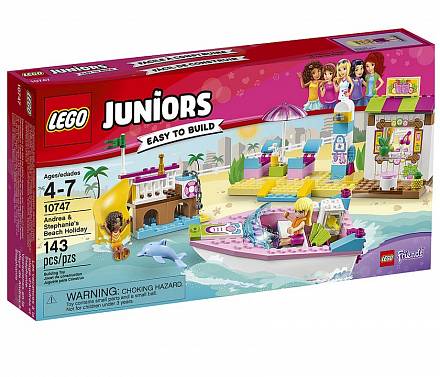 LEGO Juniors. День на пляже с Андреа и Стефани 
